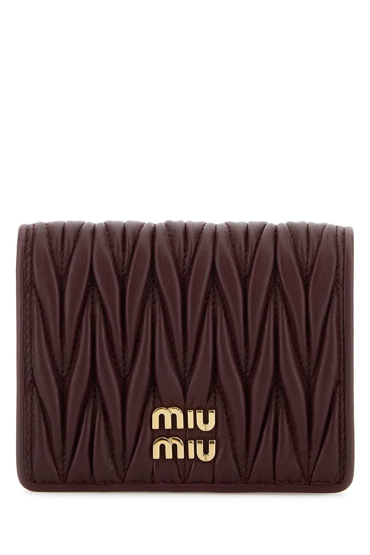 MIU MIU Mini Leather Wallet for Women
