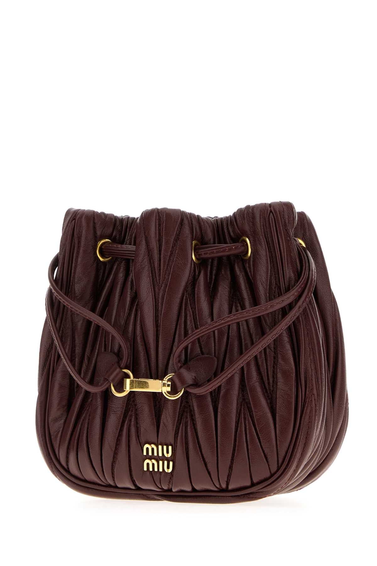 MIU MIU Mini Nappa Leather Pouch Handbag