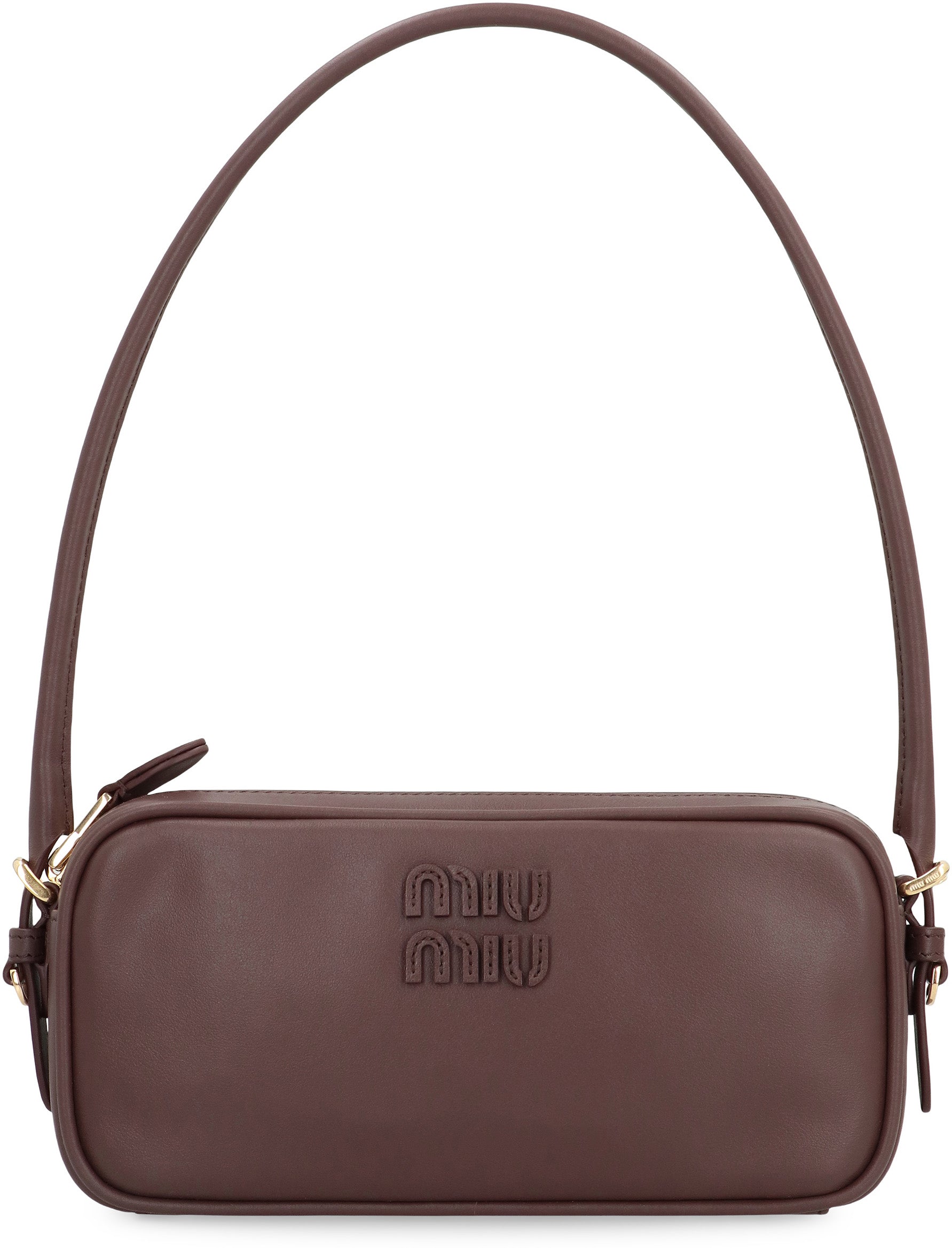 MIU MIU Mini Leather Pouch Handbag - Elegant & Versatile