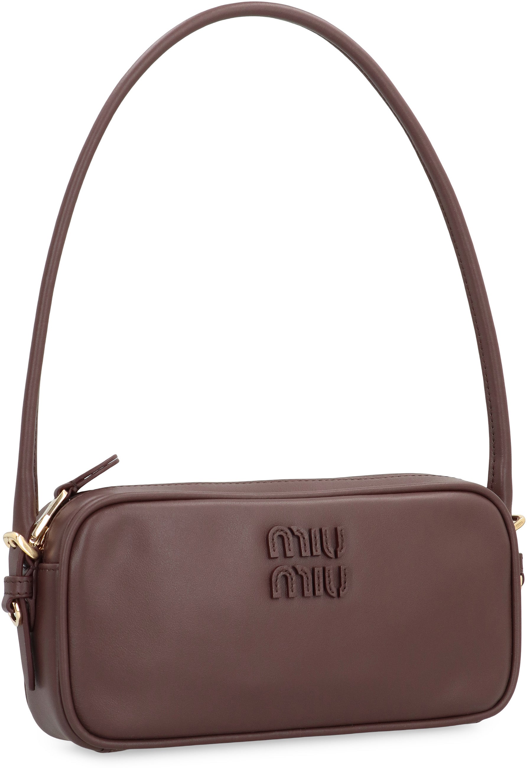 MIU MIU Mini Leather Pouch Handbag - Elegant & Versatile
