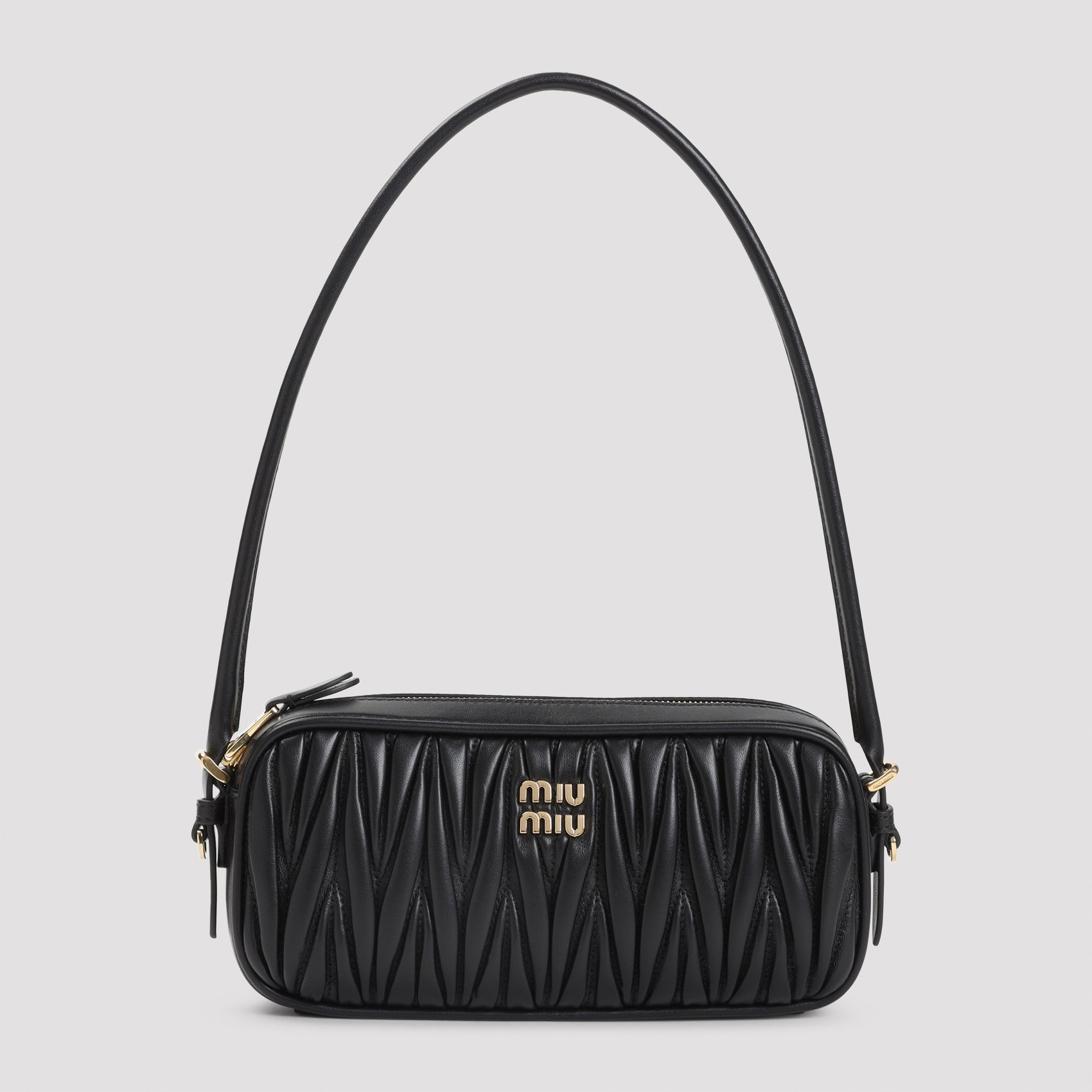 MIU MIU Mini Lamb Leather Pouch Handbag - 21x9.5x4 CM