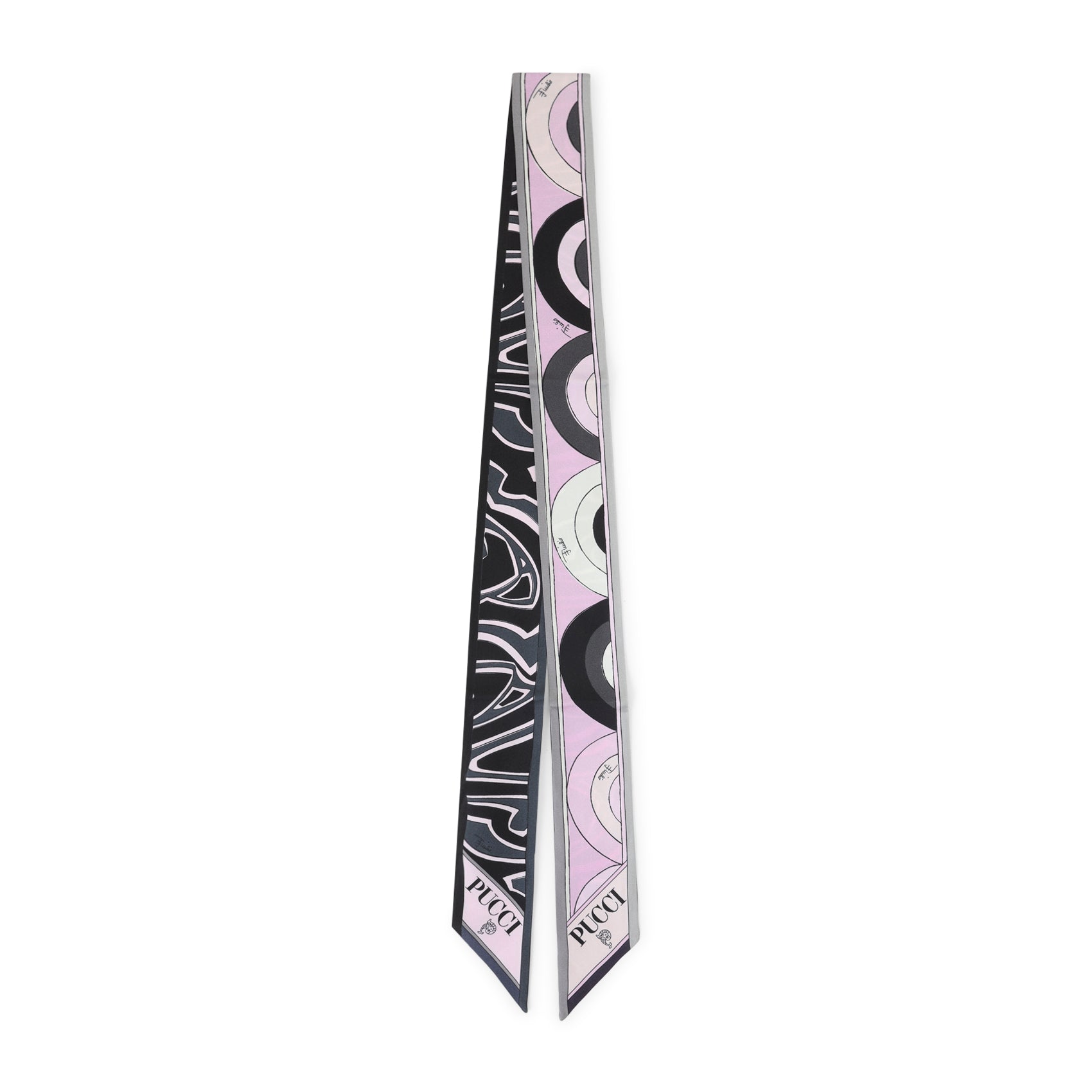 EMILIO PUCCI Silk Bandeau Scarf 5cm x 120cm