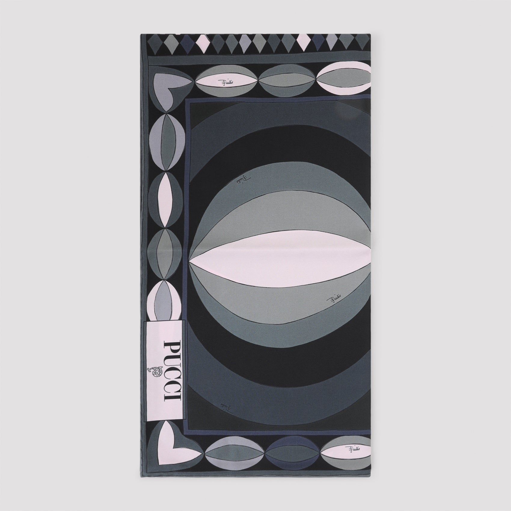 PUCCI Silk Print Necklace Scarf