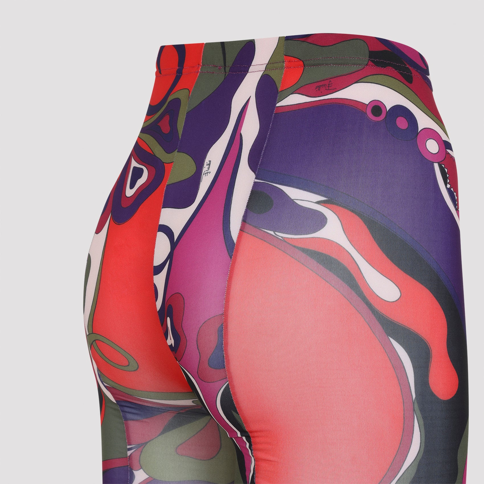 EMILIO PUCCI High Waist Abstract Printed Tights