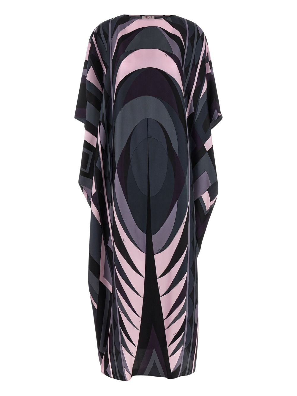 EMILIO PUCCI Printed Silk Kaftan - Mini Length