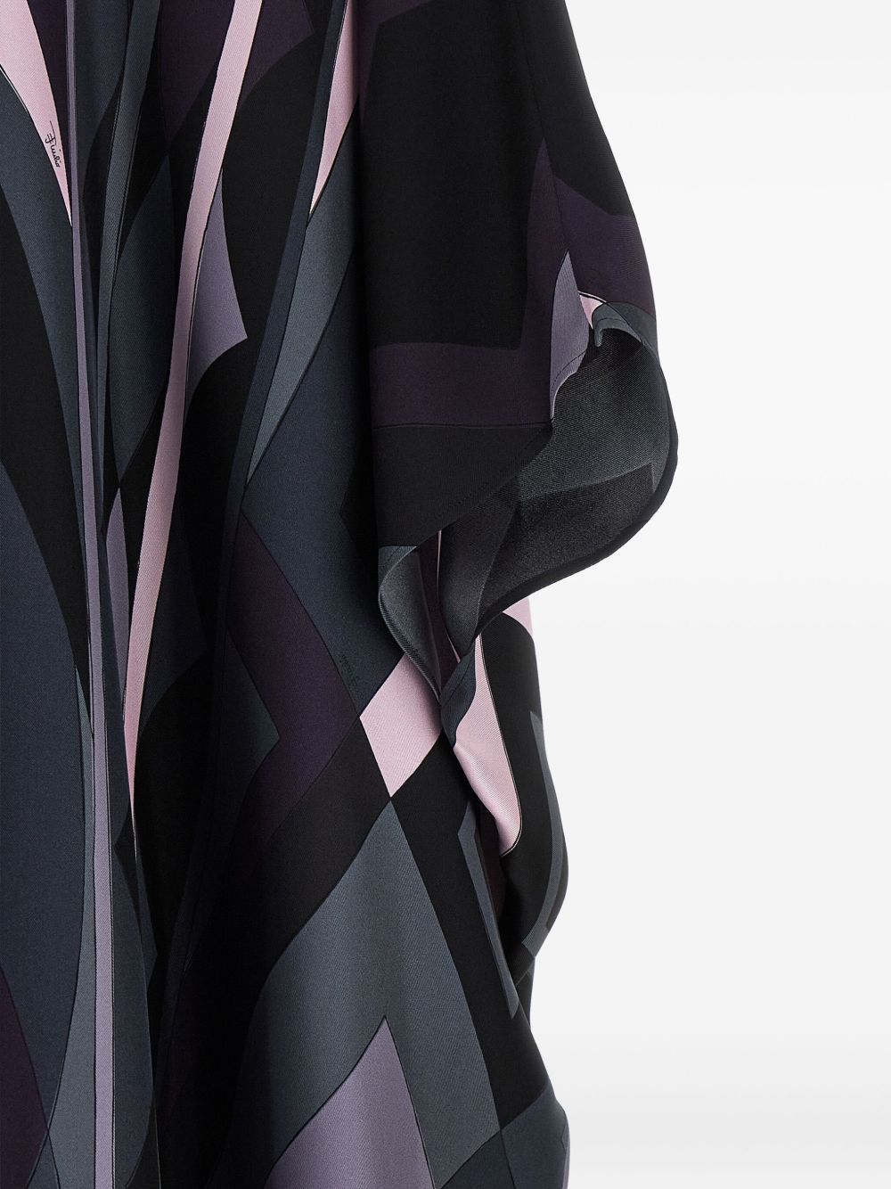 EMILIO PUCCI Printed Silk Kaftan - Mini Length