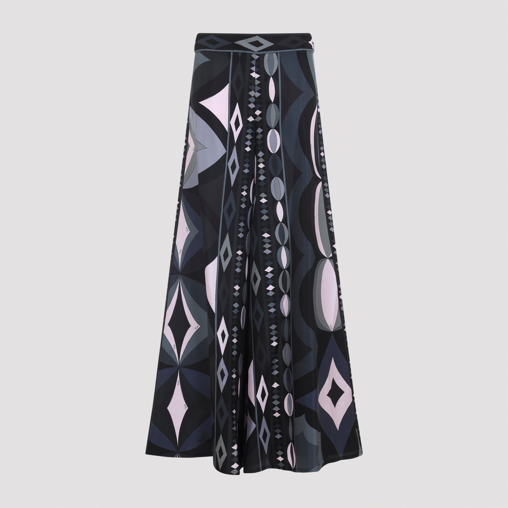 EMILIO PUCCI Printed Silk Trousers for Women - FW25