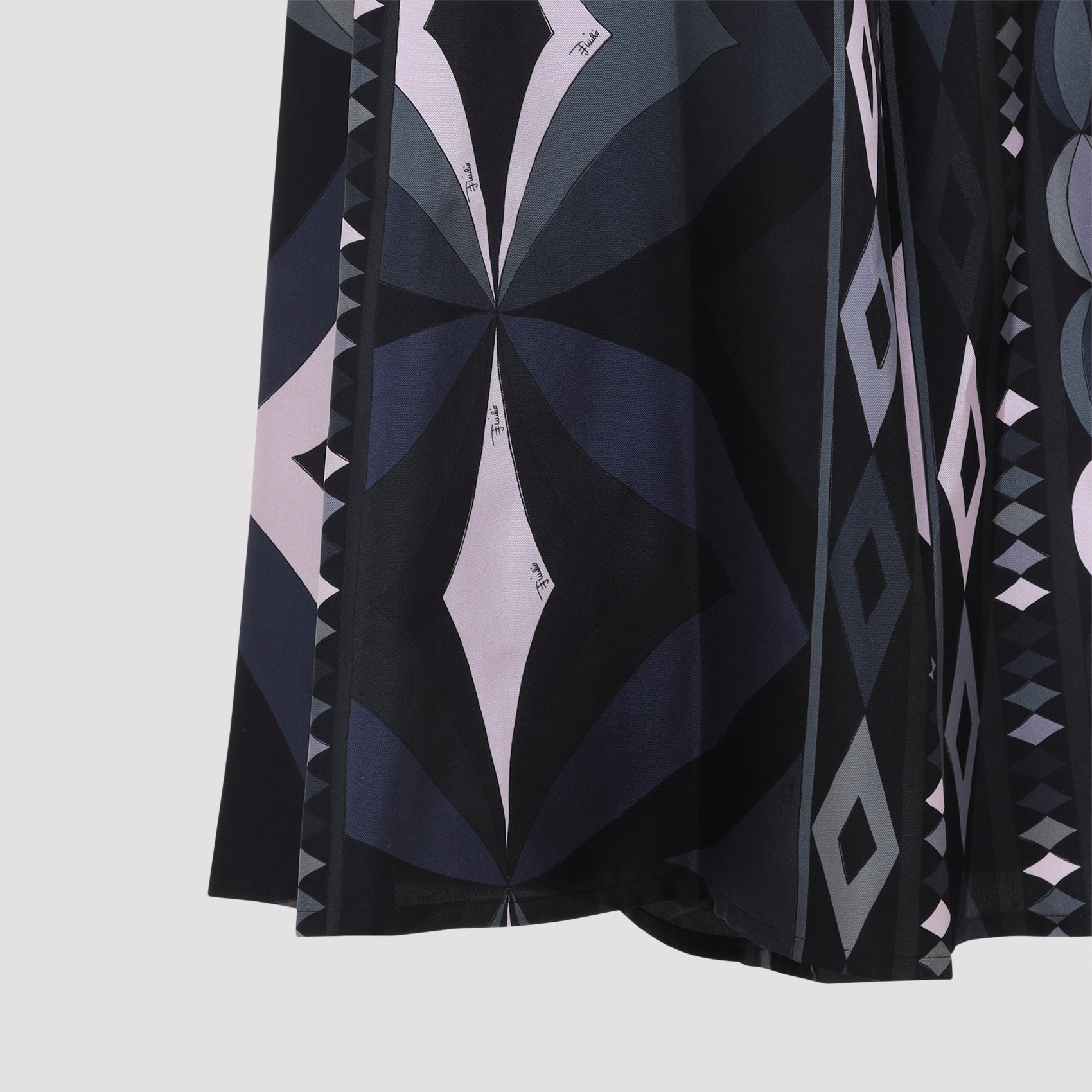 EMILIO PUCCI Printed Silk Trousers for Women - FW25