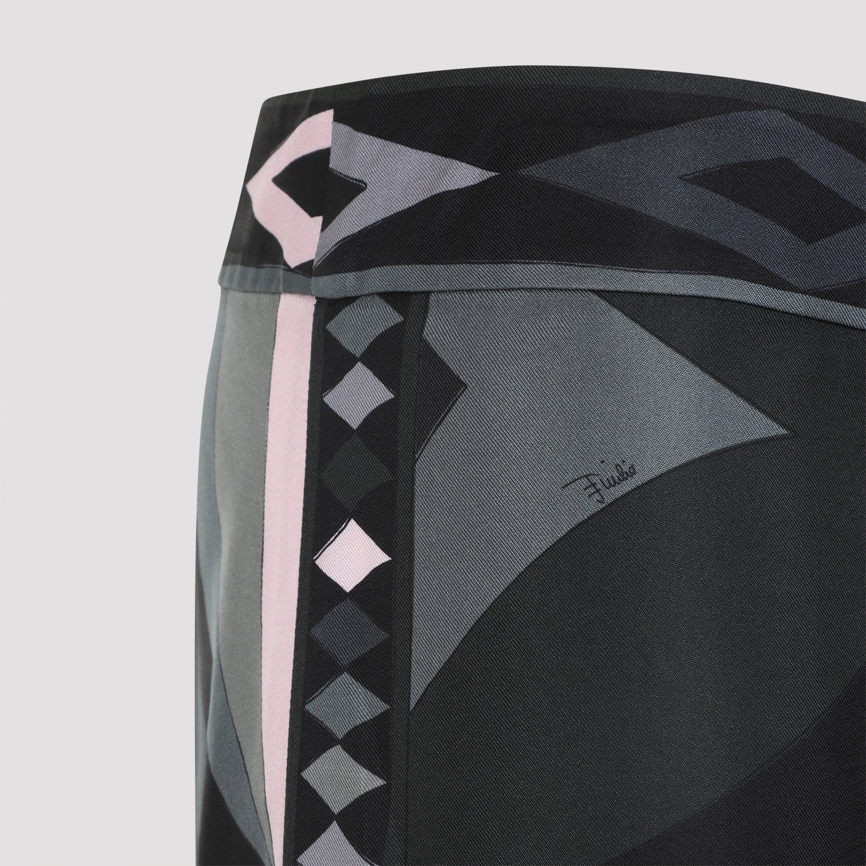 EMILIO PUCCI Printed Silk Trousers for Women - FW25