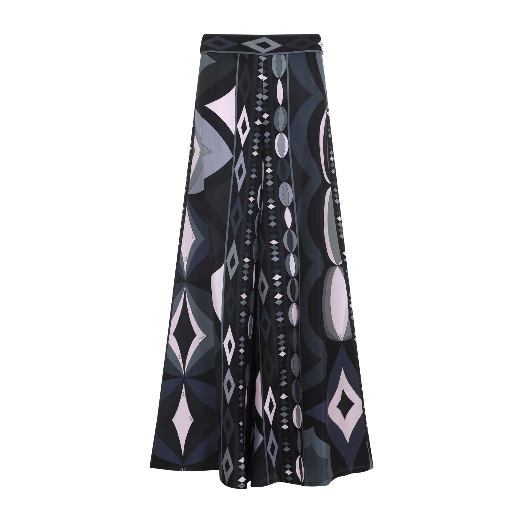 EMILIO PUCCI Printed Silk Trousers for Women - FW25