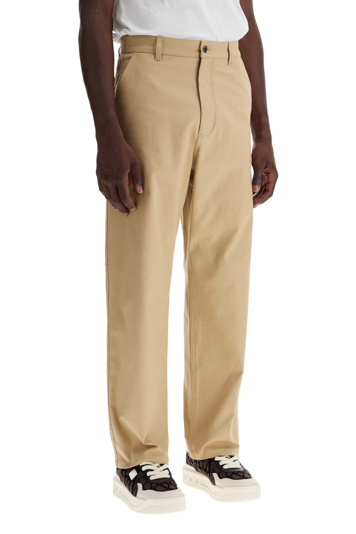 VALENTINO GARAVANI Men's Stretch Cotton Pants - FW24 Collection