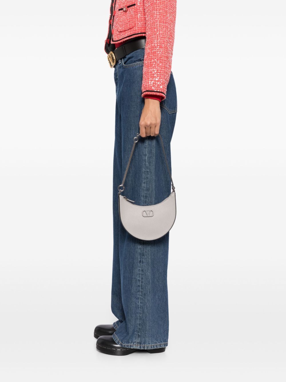 VALENTINO Mini Vlogo Signature Hobo Handbag