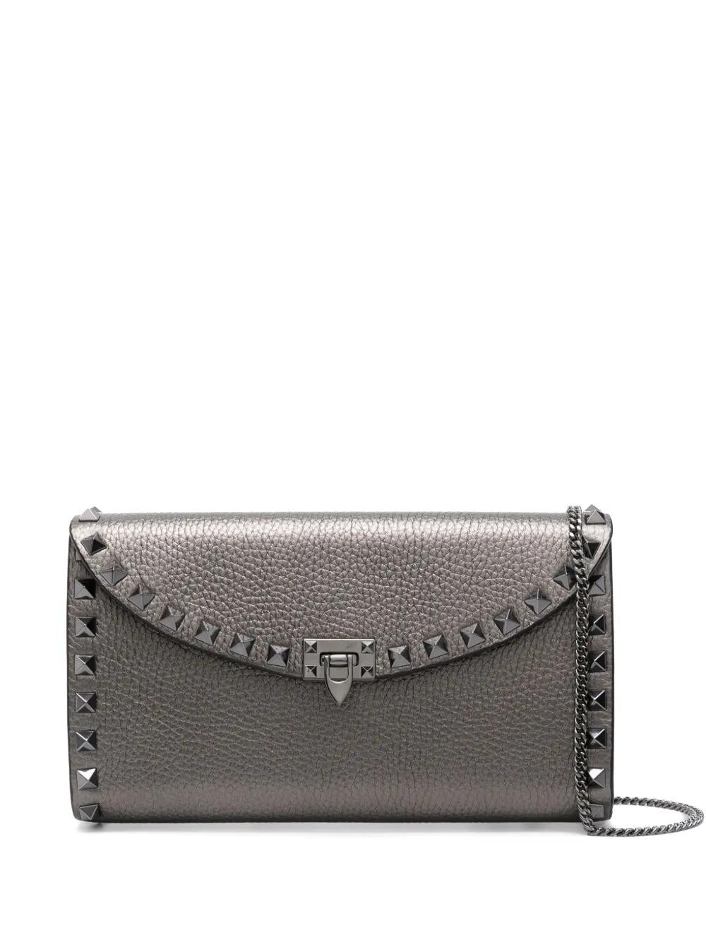 VALENTINO Mini Studded Wallet with Strap