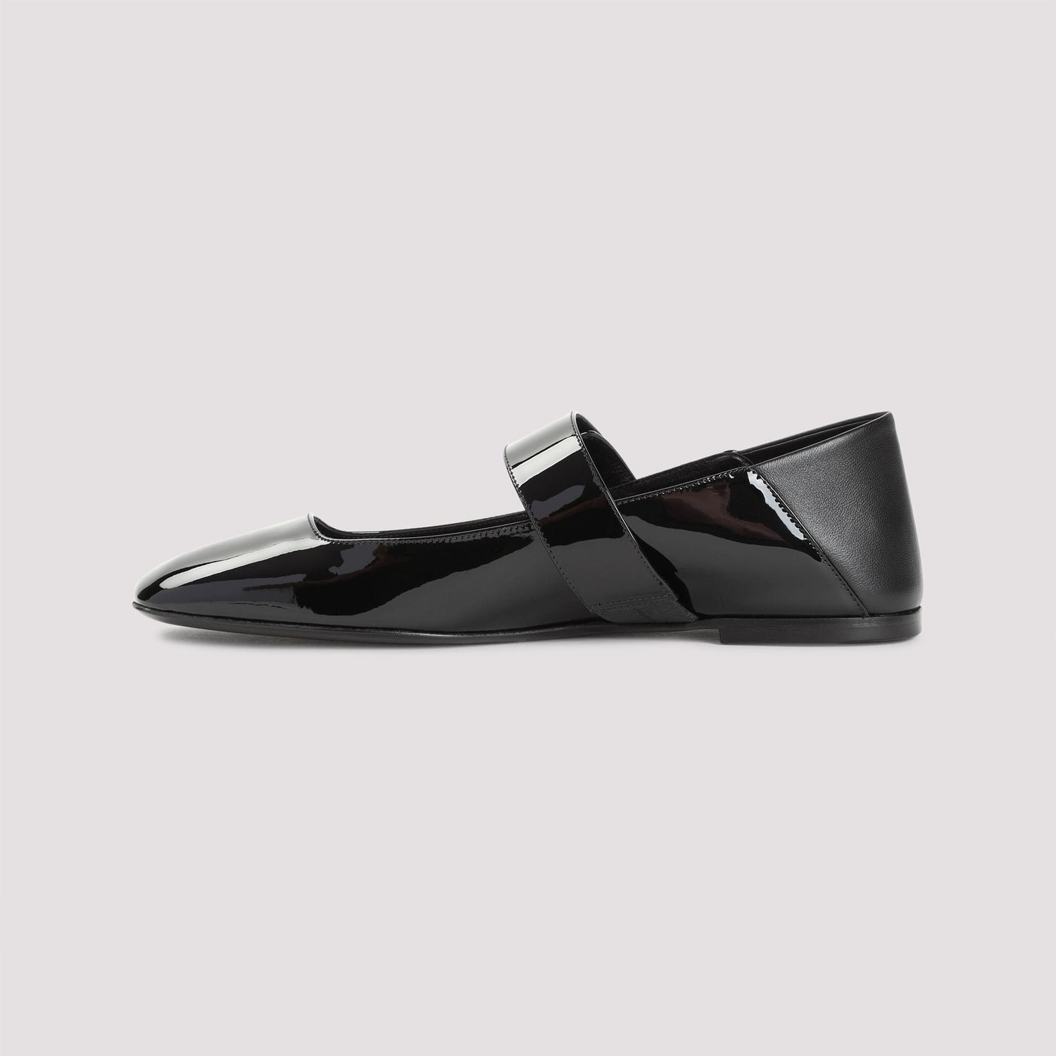 VALENTINO GARAVANI Mini Leather Vlogo Locker Ballerinas for Women