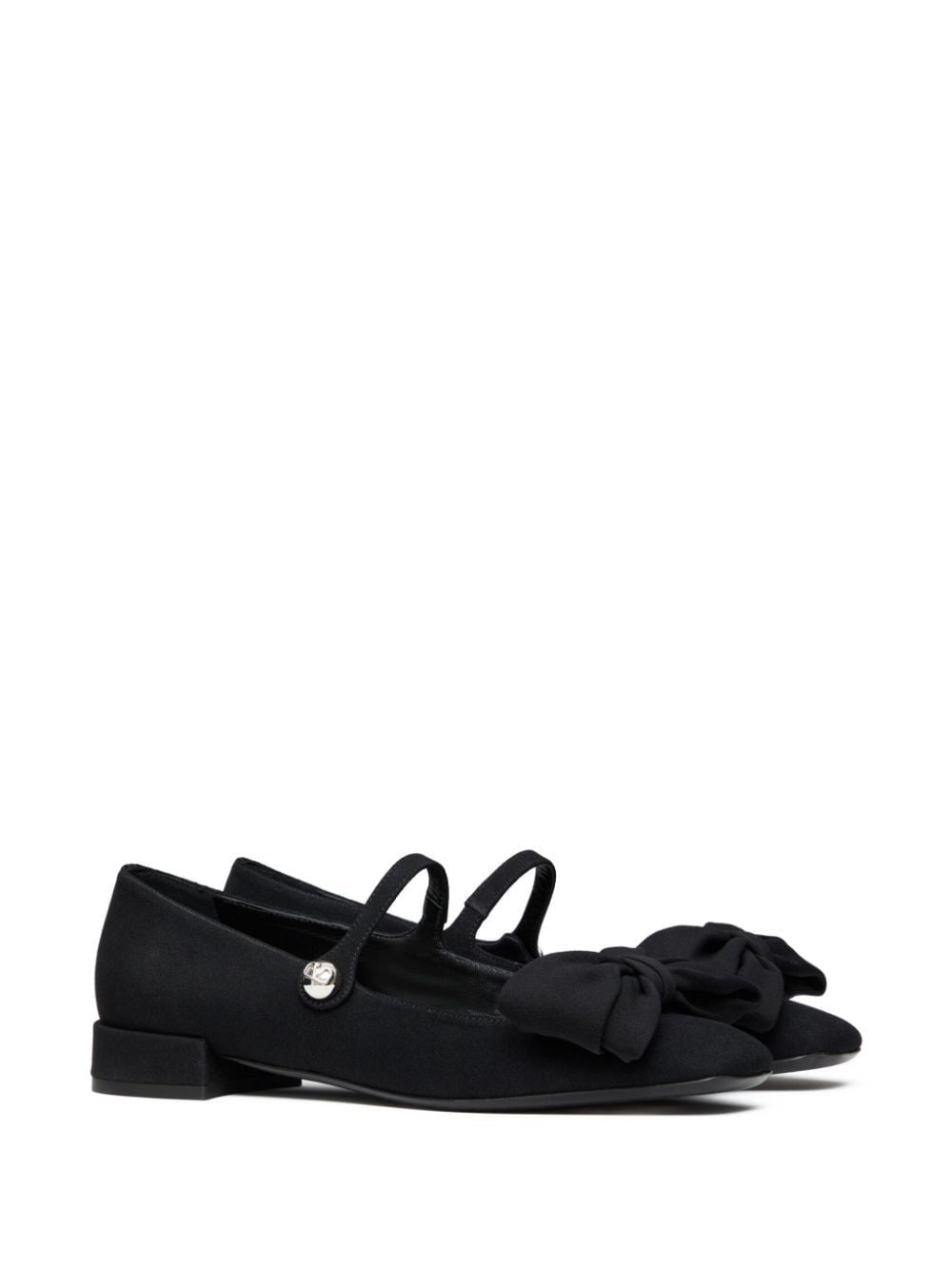 VALENTINO GARAVANI Classic Crepe Bow Ballerinas for Women