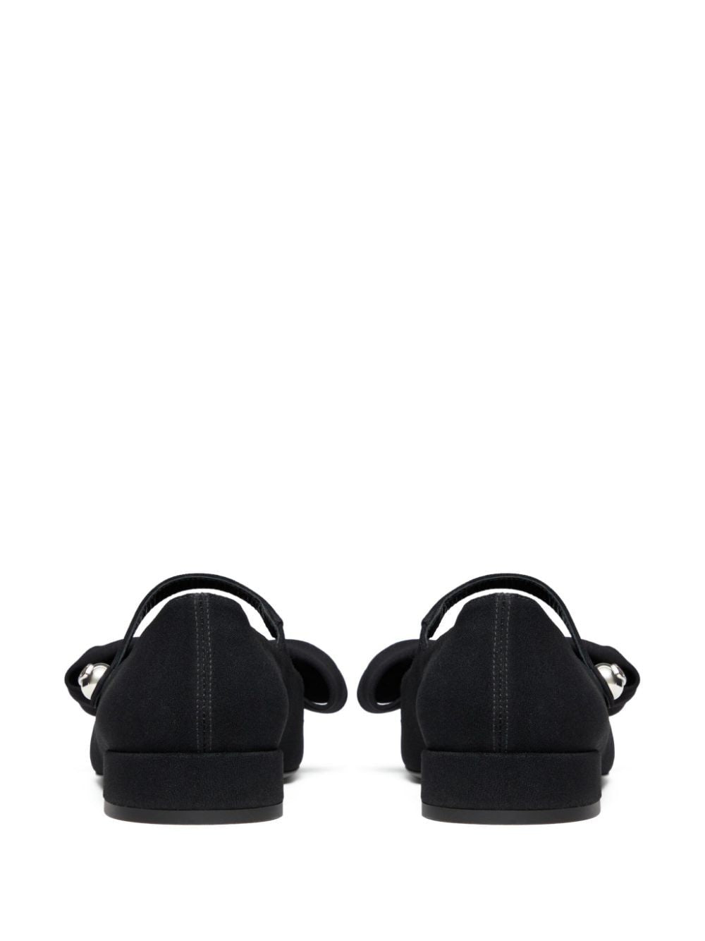 VALENTINO GARAVANI Classic Crepe Bow Ballerinas for Women