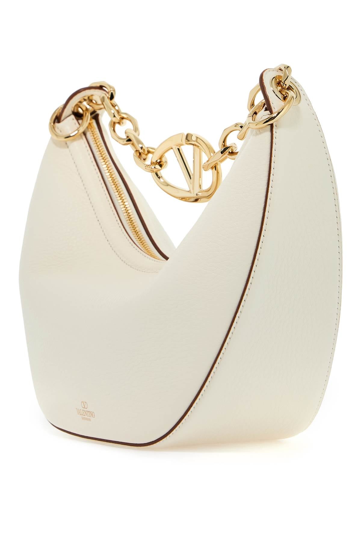 VALENTINO GARAVANI Mini Hobo Handbag with VLOGO Moon Detail