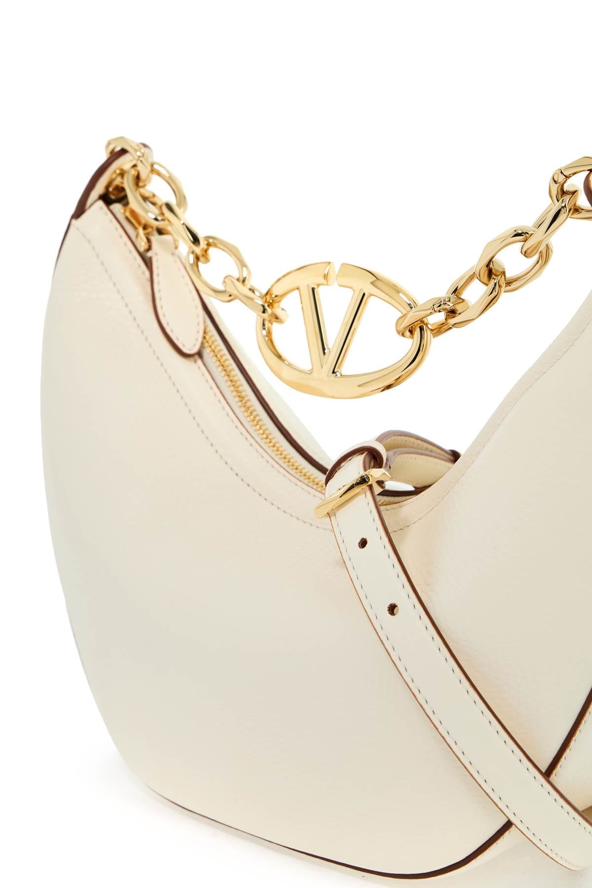 VALENTINO GARAVANI Mini Hobo Handbag with VLOGO Moon Detail