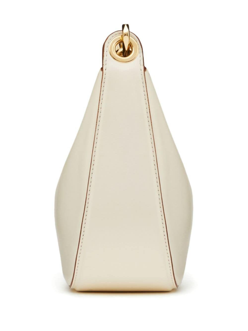 VALENTINO GARAVANI Mini Leather Hobo Handbag with Signature Logo