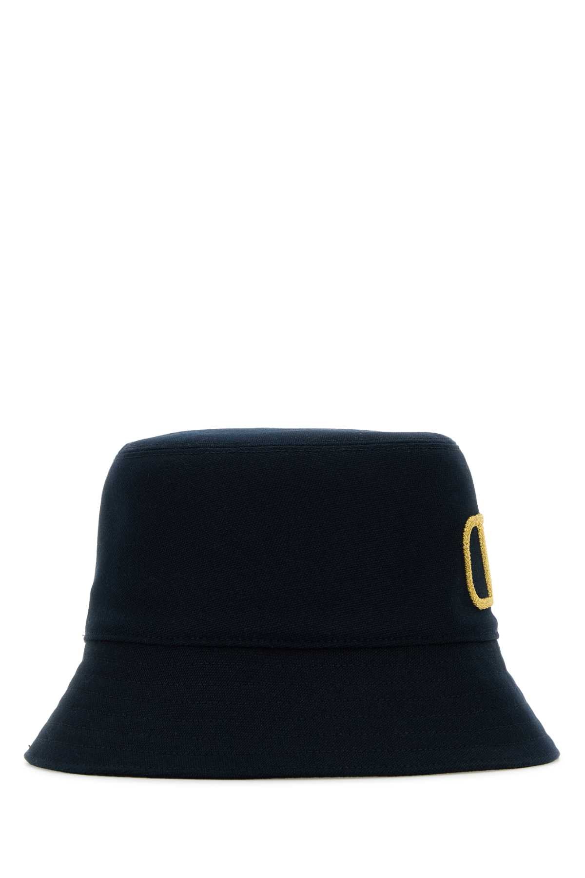 VALENTINO GARAVANI Cotton Bucket Hat with VLogo Signature