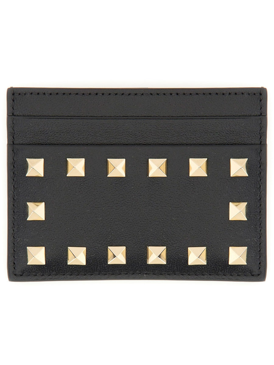 VALENTINO GARAVANI Mini Rockstud Card Holder