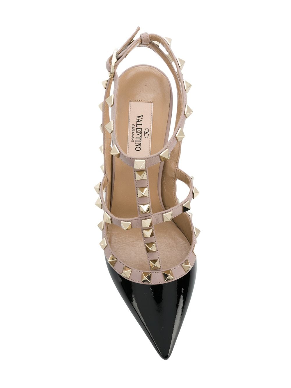 VALENTINO GARAVANI Rockstud Leather Pumps - Women's Stiletto Heels
