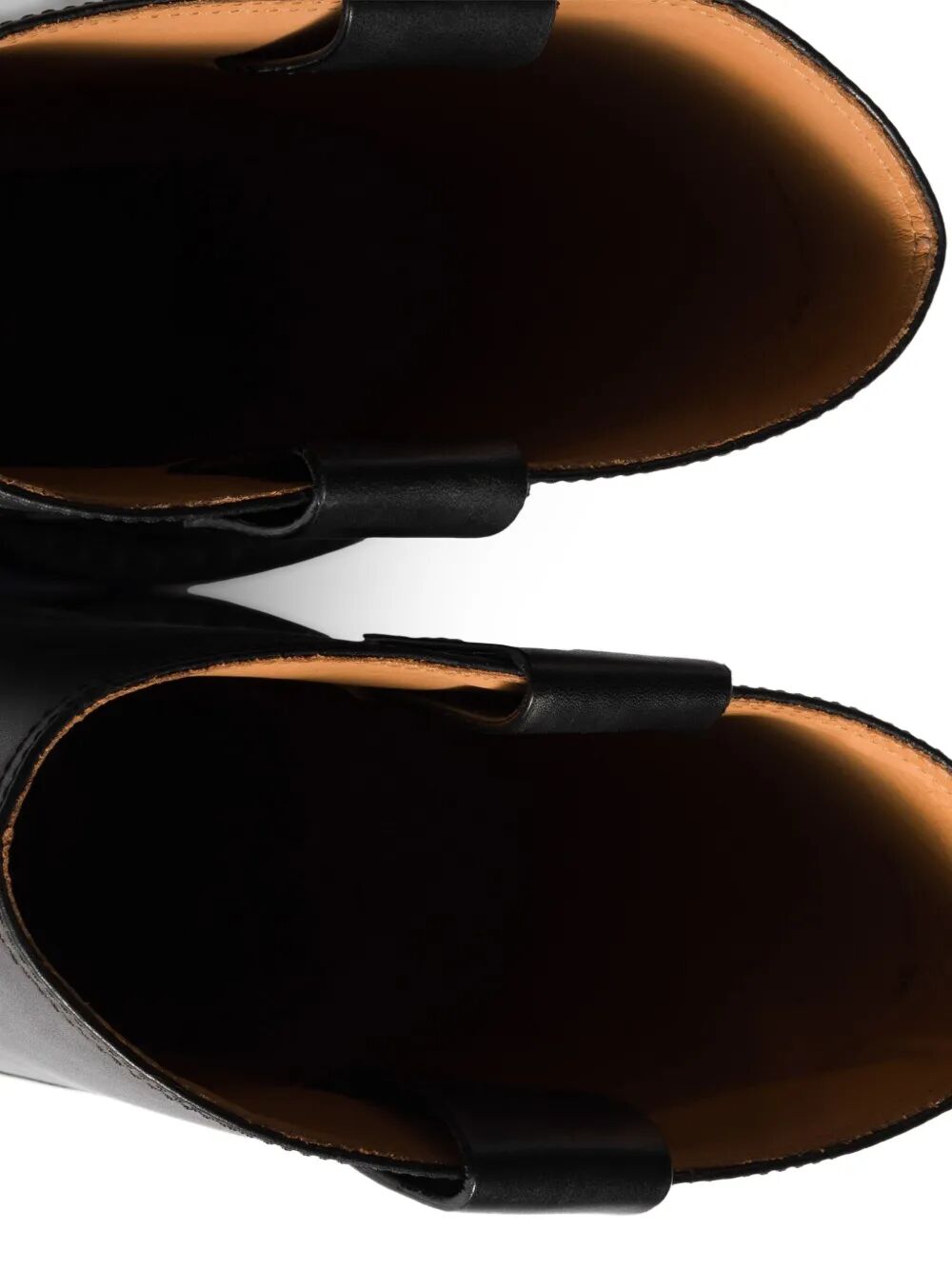 MIU MIU Antiqued Finish Leather Boots with 5.5 cm Heel