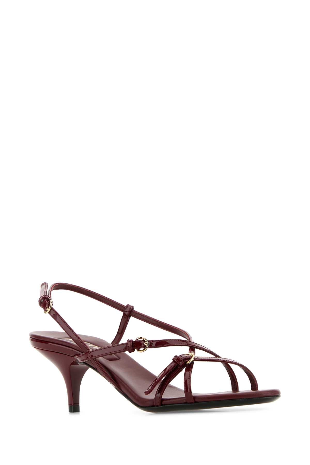 MIU MIU Leather Mini Sandals for Women