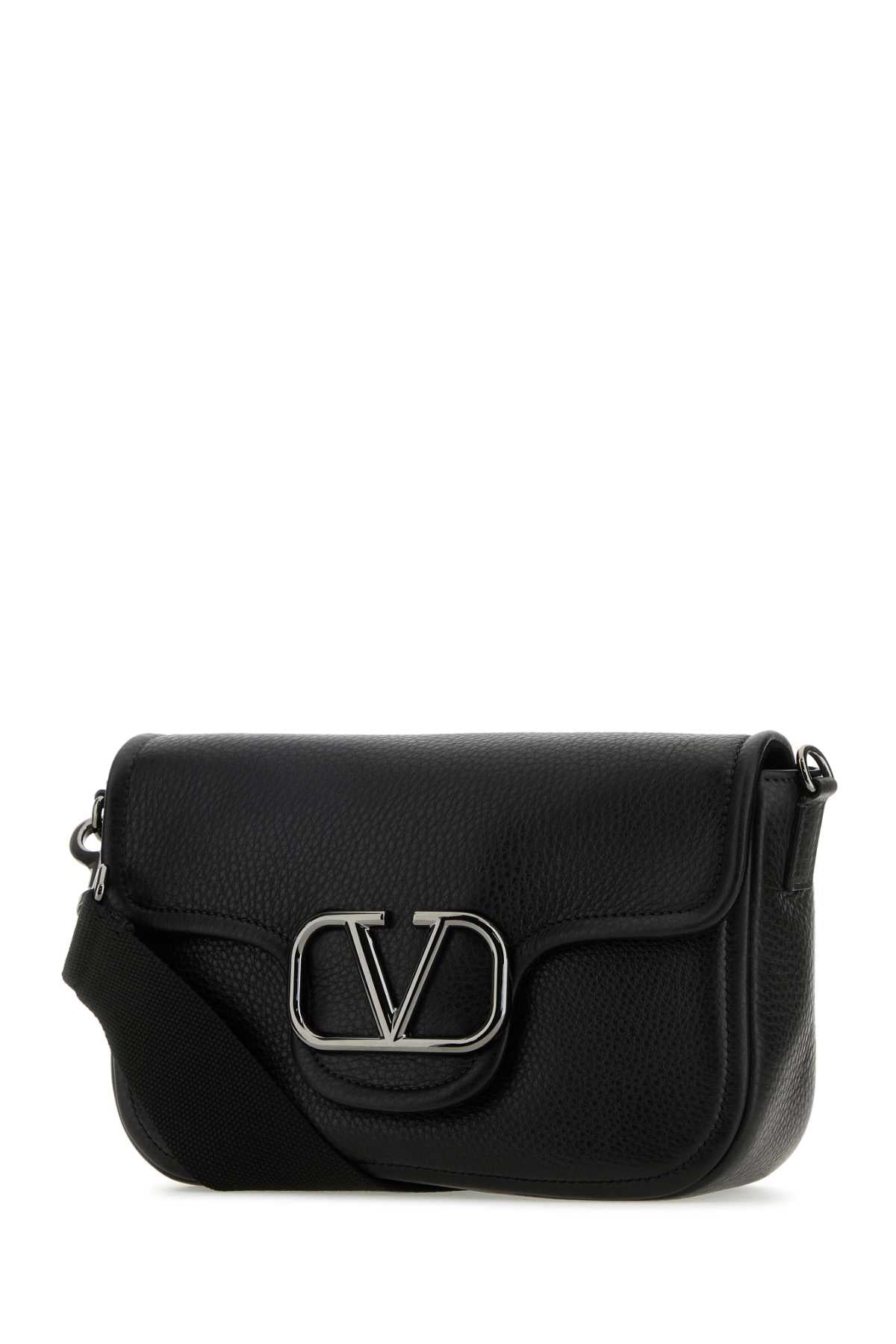 VALENTINO GARAVANI Men's Leather Vlogo Crossbody Mini Handbag