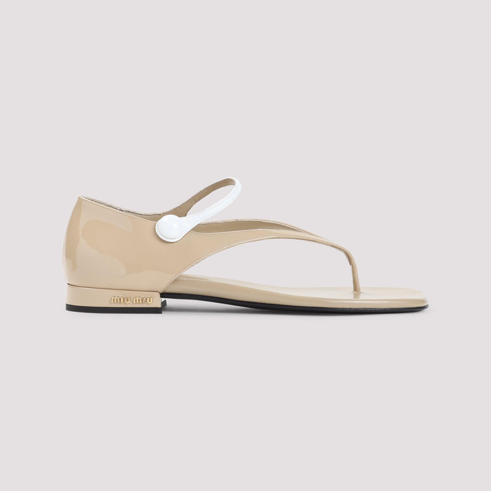 MIU MIU 100% Leather Sandals for Women