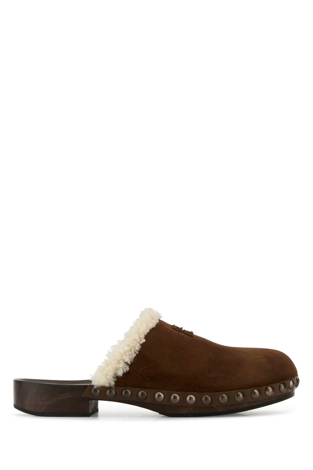 MIU MIU Suede Clogs for Women
