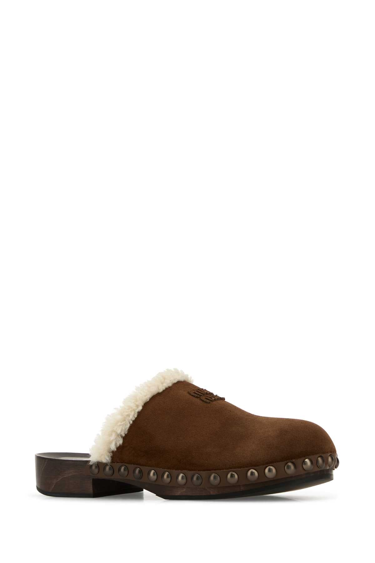 MIU MIU Suede Clogs for Women