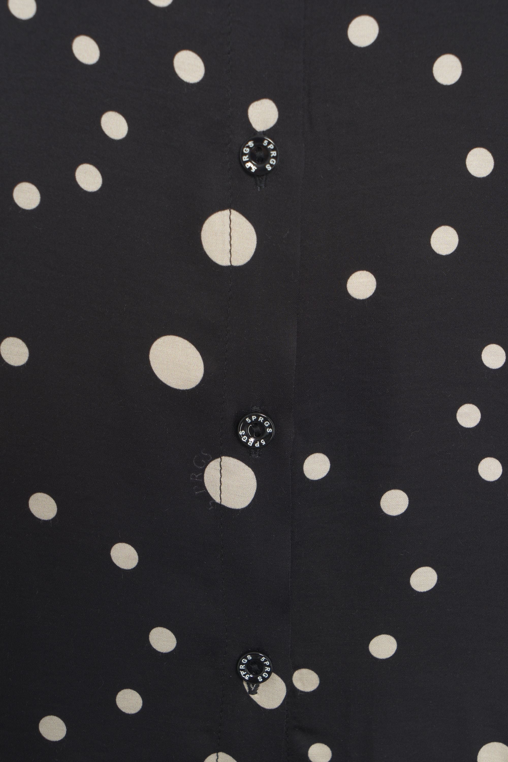 5 PROGRESS Elegant Bow-Collared Blouse with Animal Print