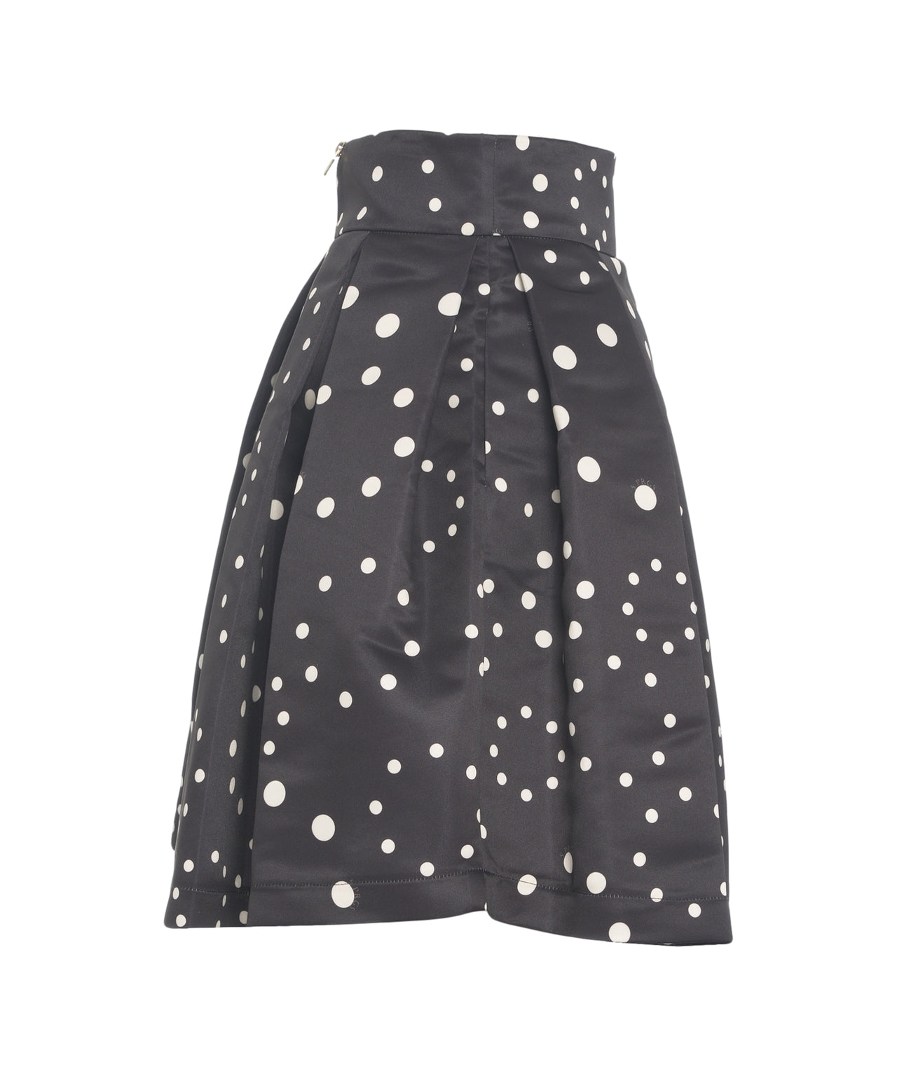 5 PROGRESS Pleated Mini Skirt with Polka Dots