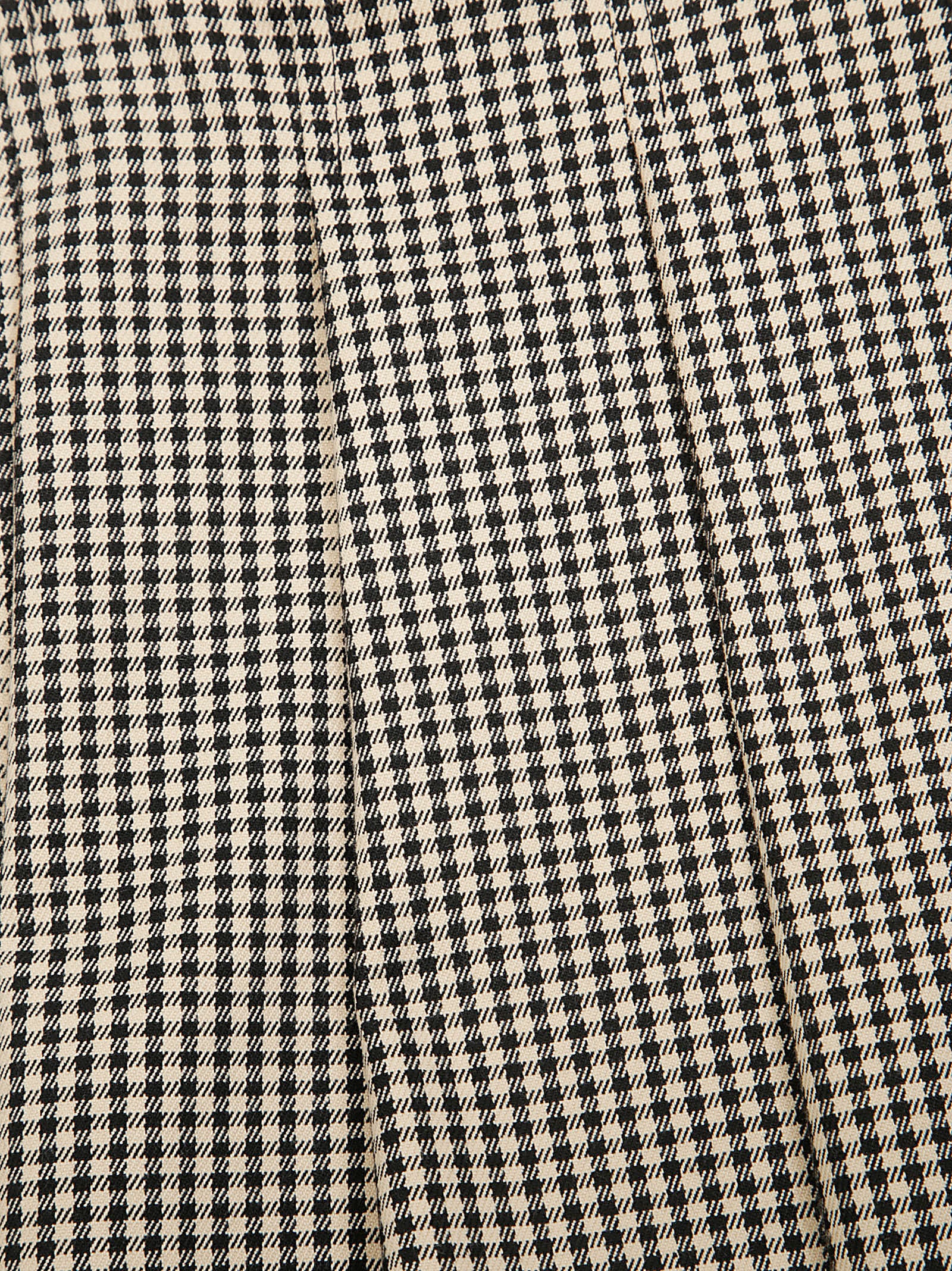 PATRIZIA PEPE Chic Mini Skirt with Microcheck Pleats