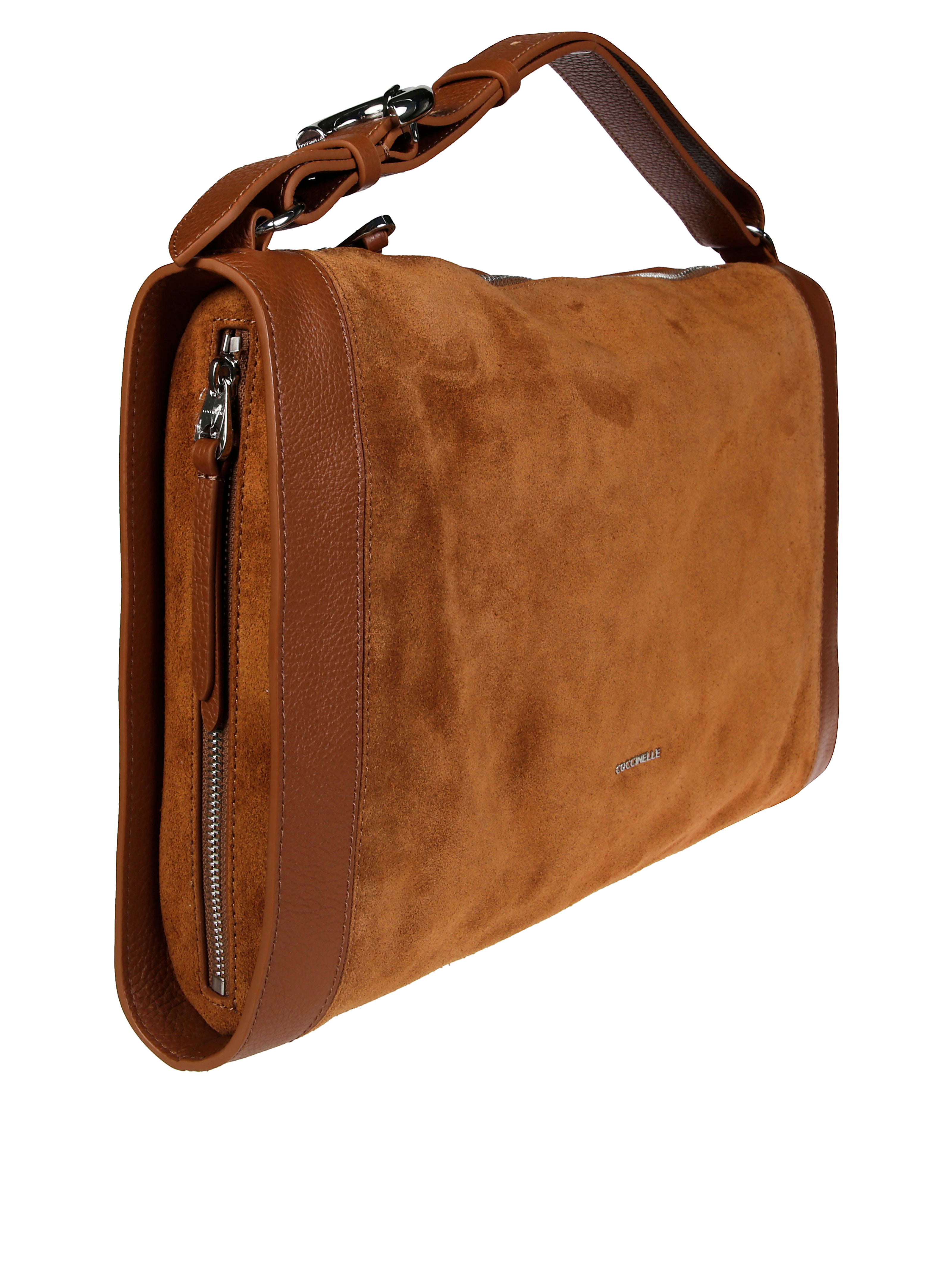 COCCINELLE Suede Shoulder Bag for Men