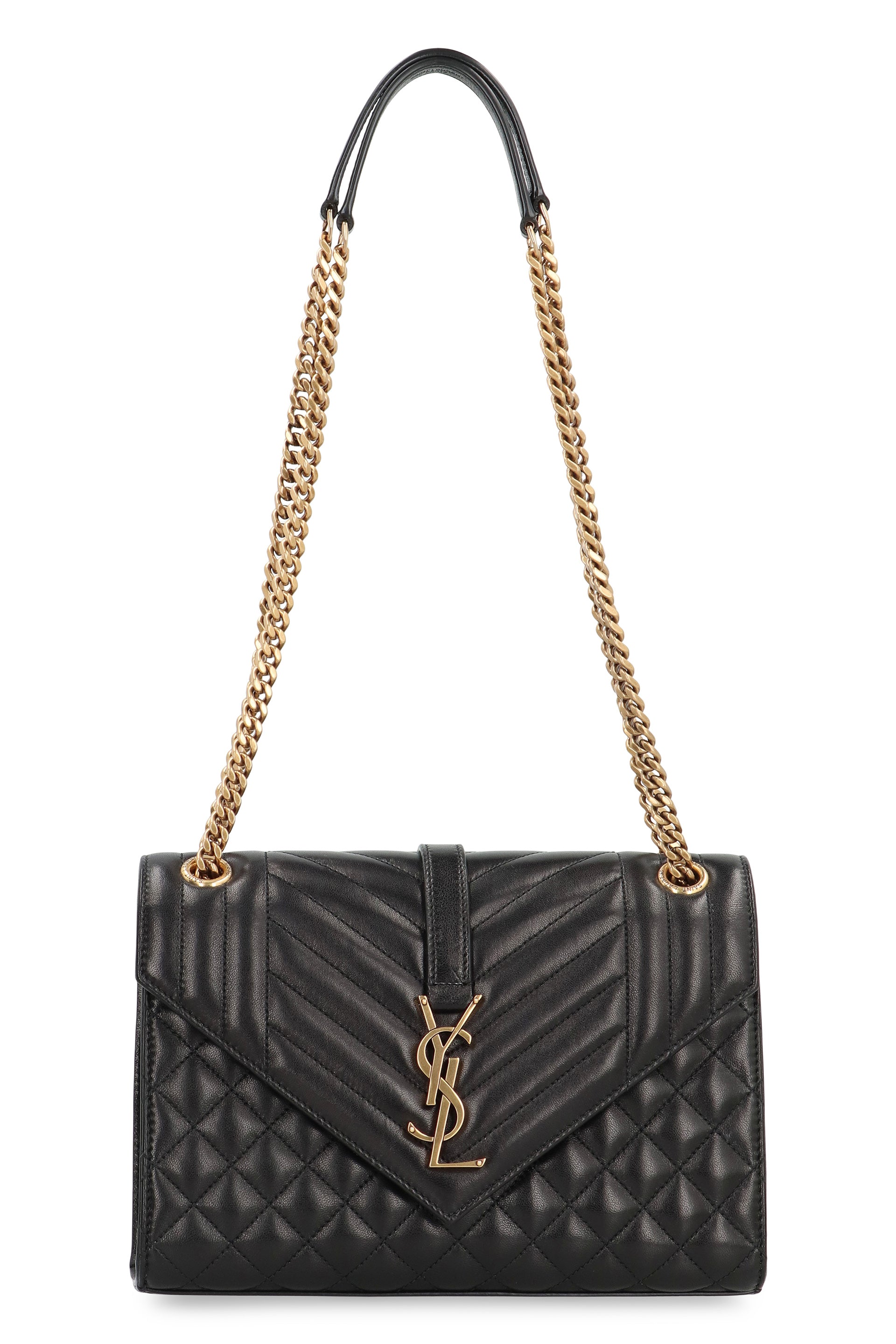 SAINT LAURENT Medium Leather Crossbody Handbag