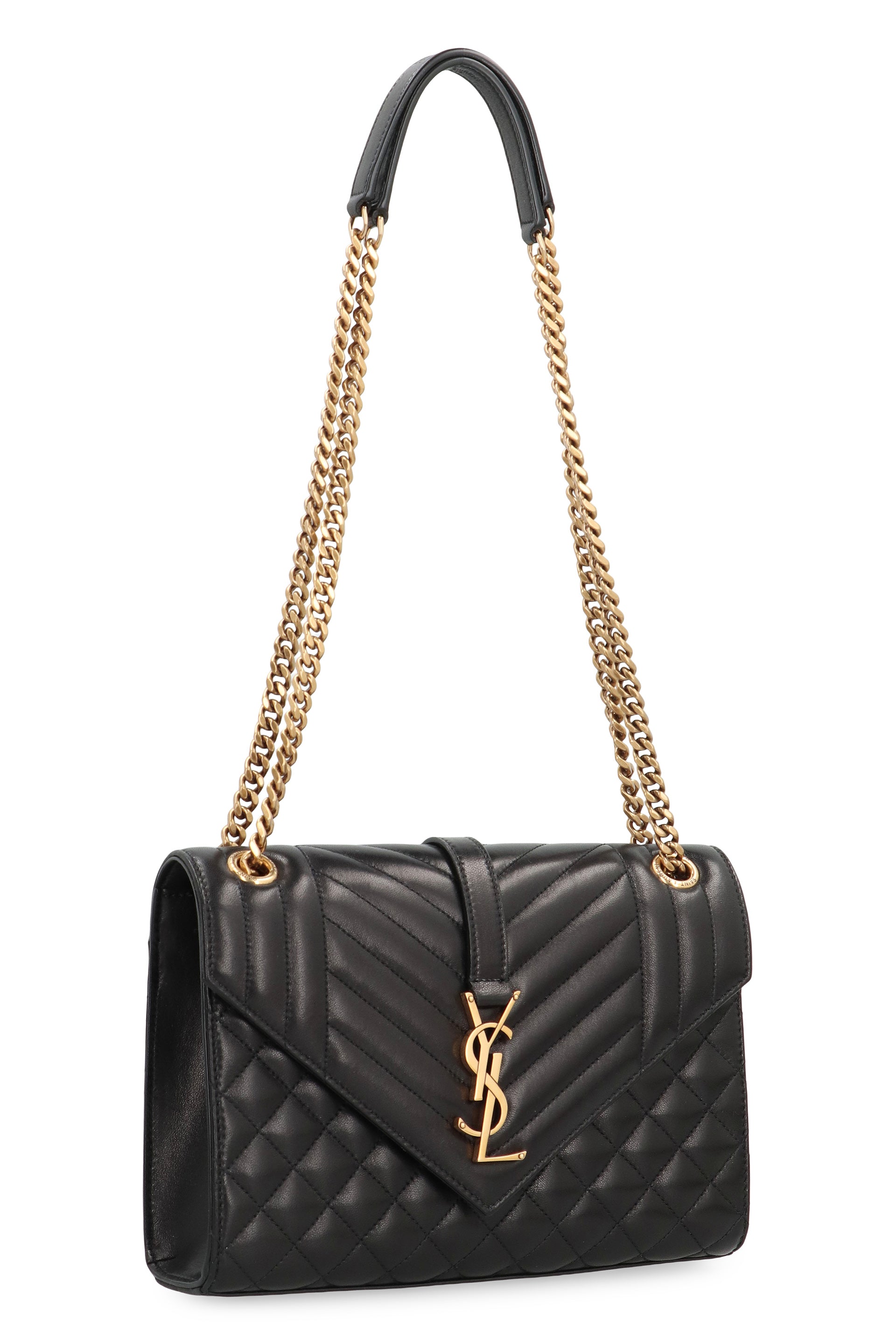 SAINT LAURENT Medium Leather Crossbody Handbag