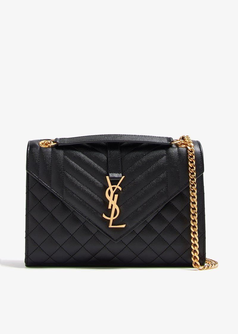 SAINT LAURENT Medium Envelope Handbag