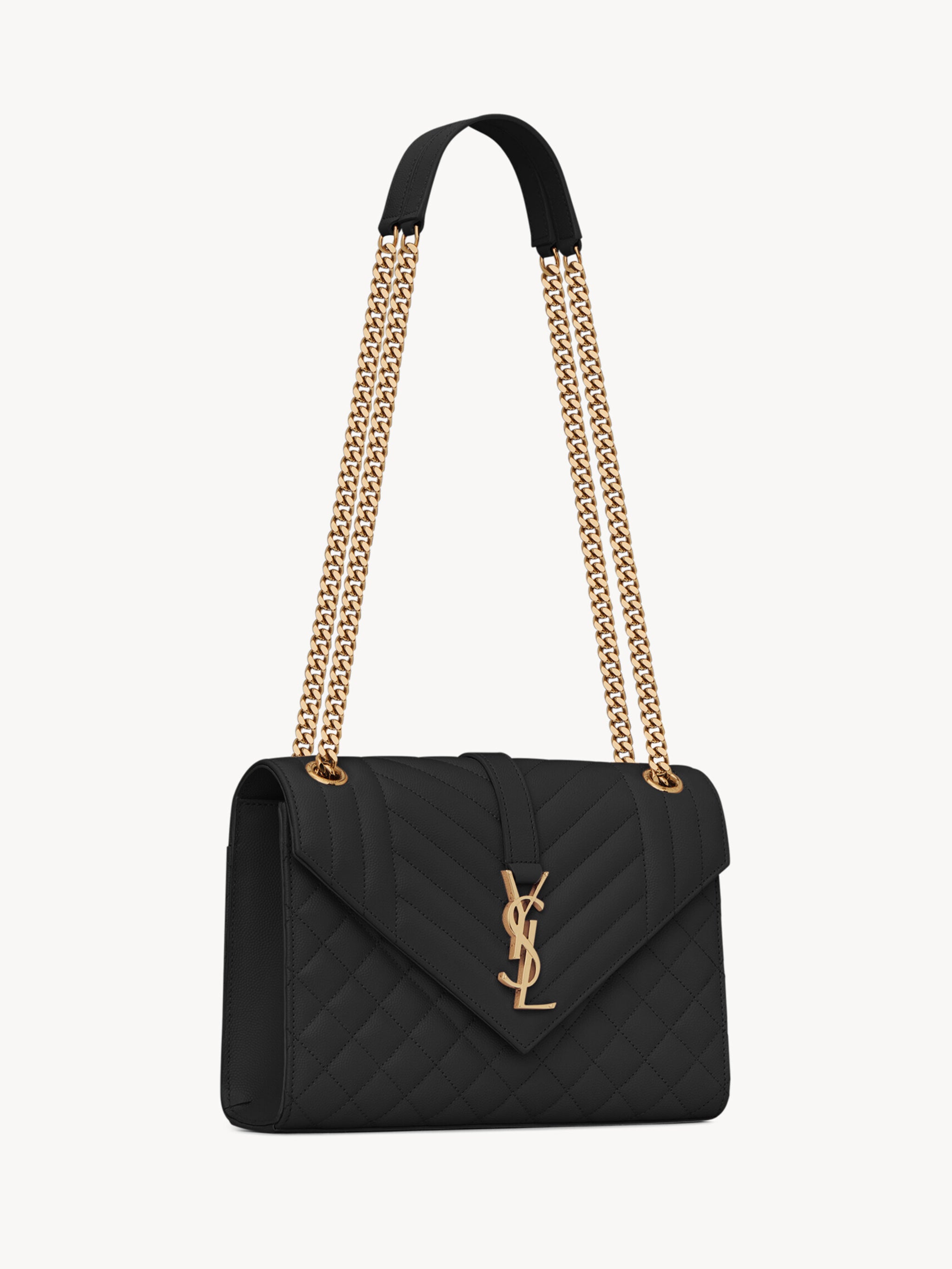 SAINT LAURENT Medium Envelope Handbag