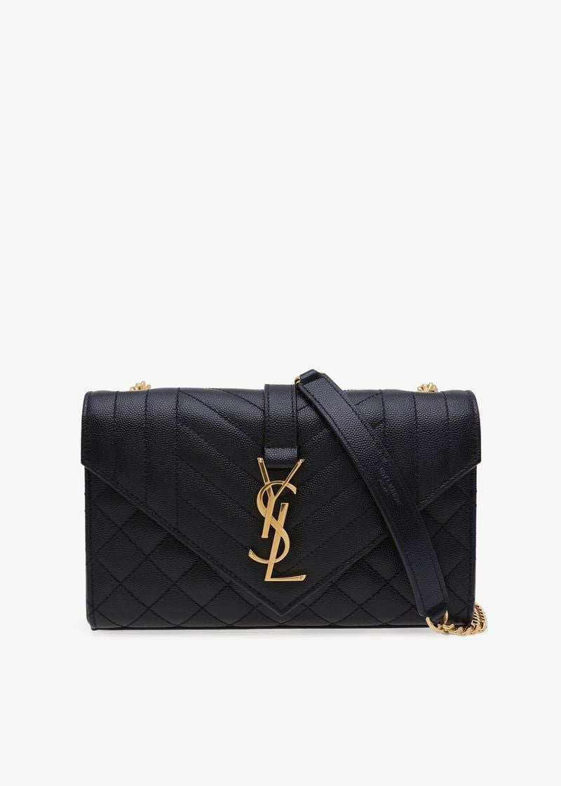 SAINT LAURENT Mini Envelope Shoulder Bag