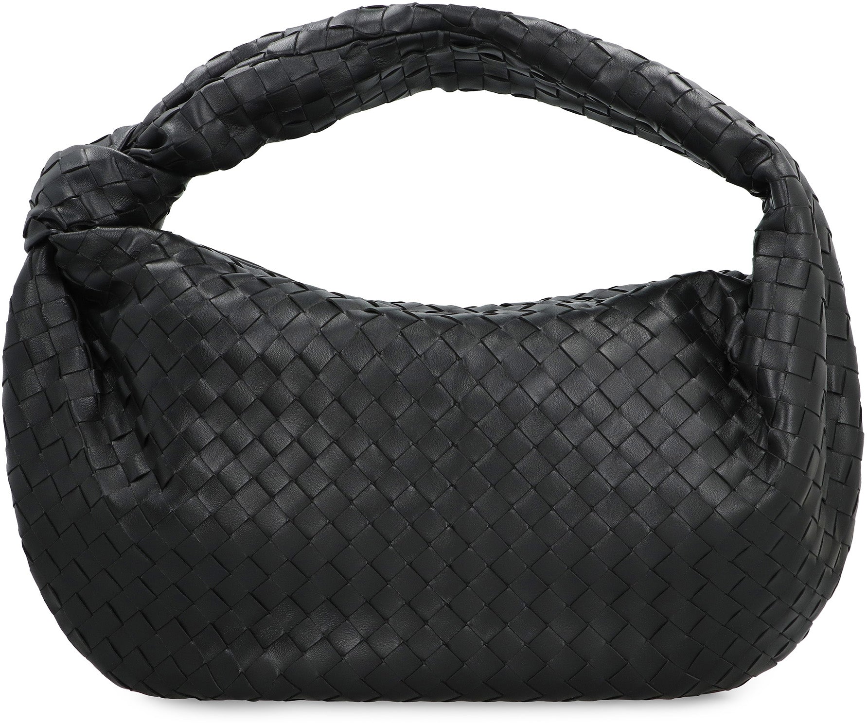 BOTTEGA VENETA Mini Leather Shoulder Handbag with Knot Detail - FW24 Collection