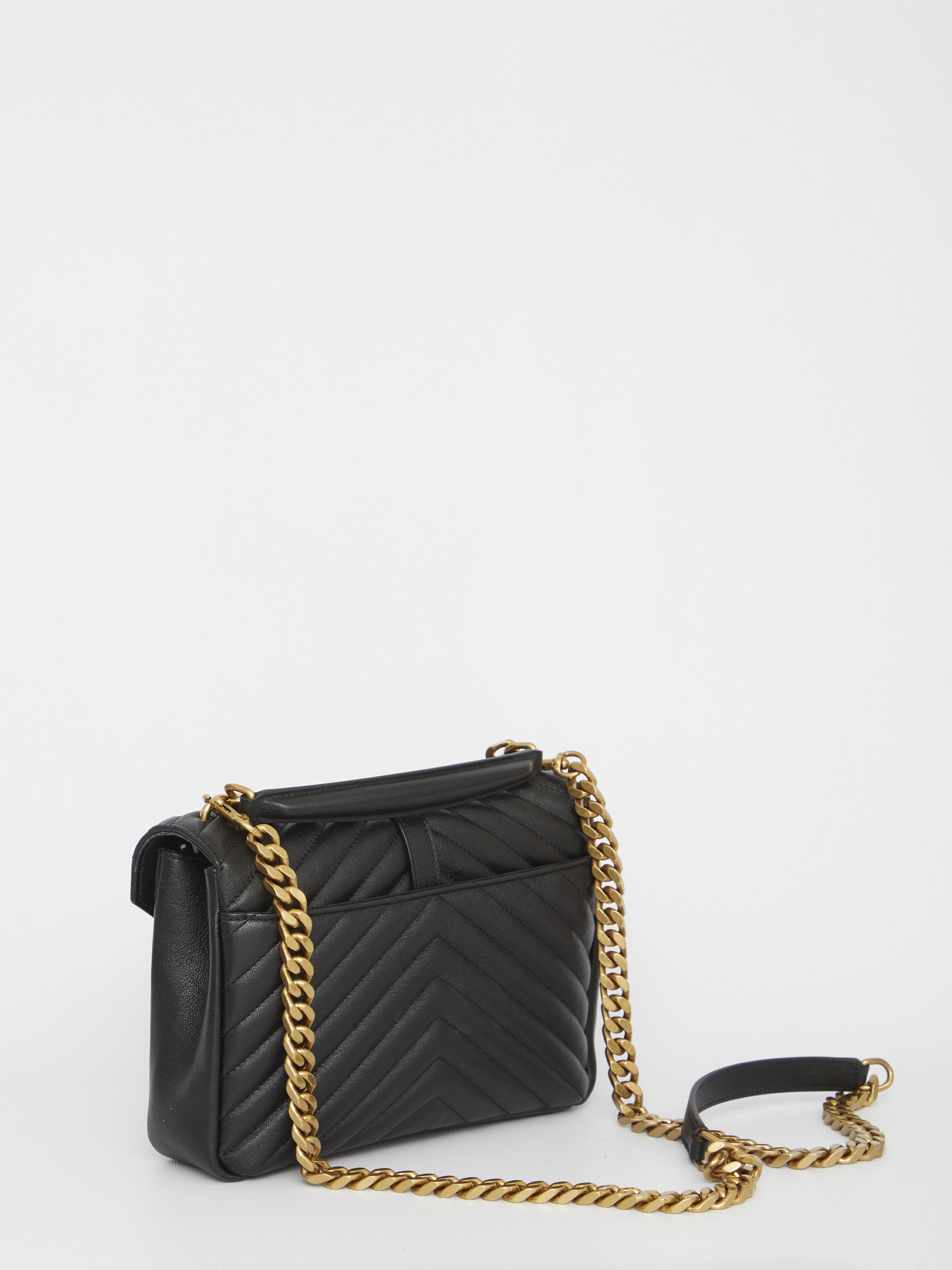 SAINT LAURENT Medium Handbag with Detachable Chain Strap