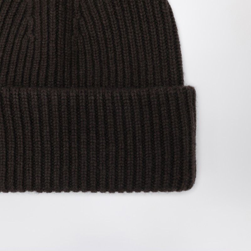 ALMADA LABEL Wool and Cashmere Beanie with Turn-Up Hem