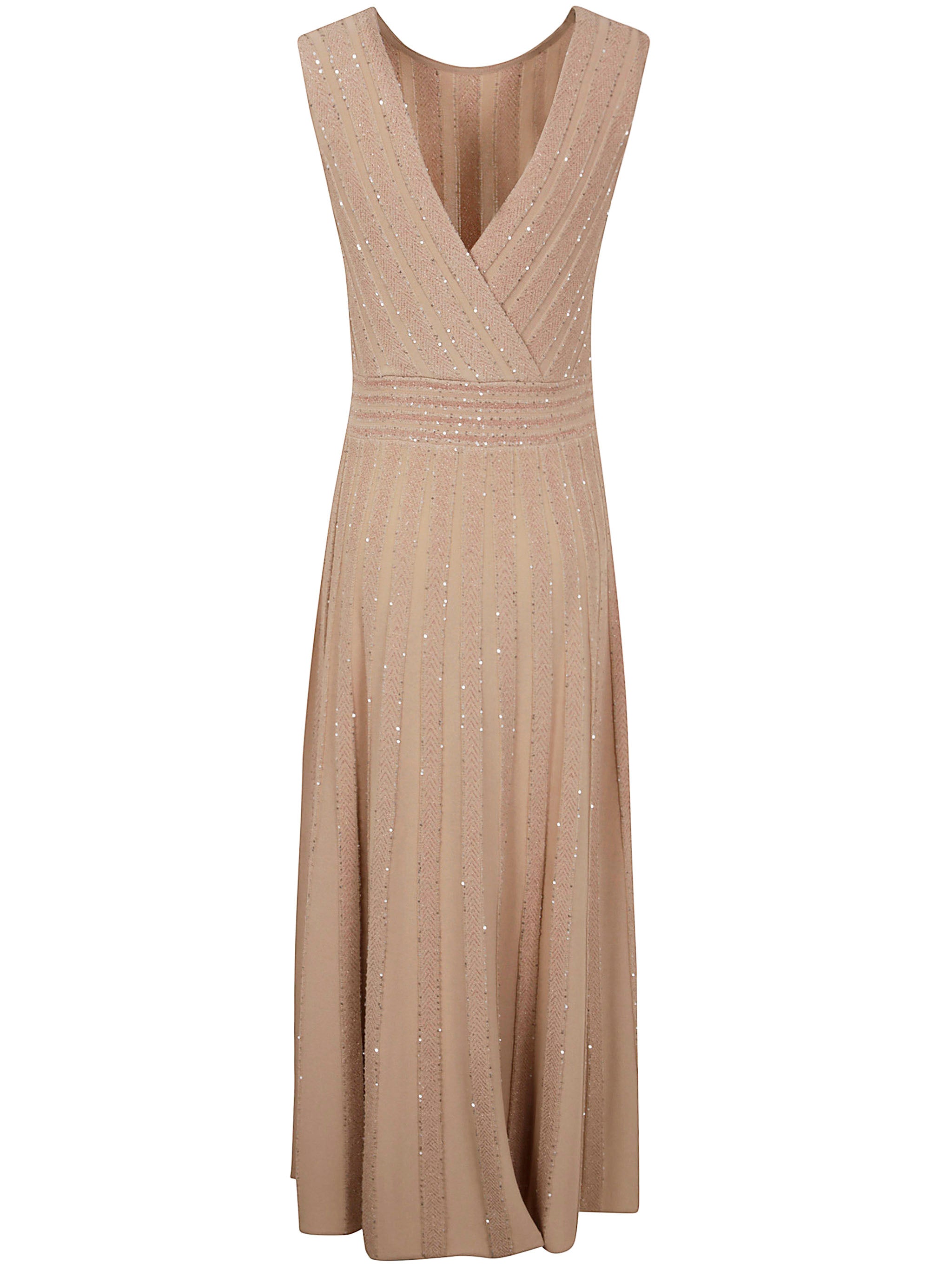 D.EXTERIOR Elegant Crystals Long Dress for Women - SS25 Collection