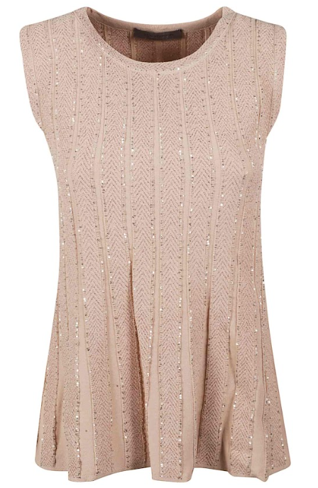 D.EXTERIOR Women's Sleeveless Crew Neck Top