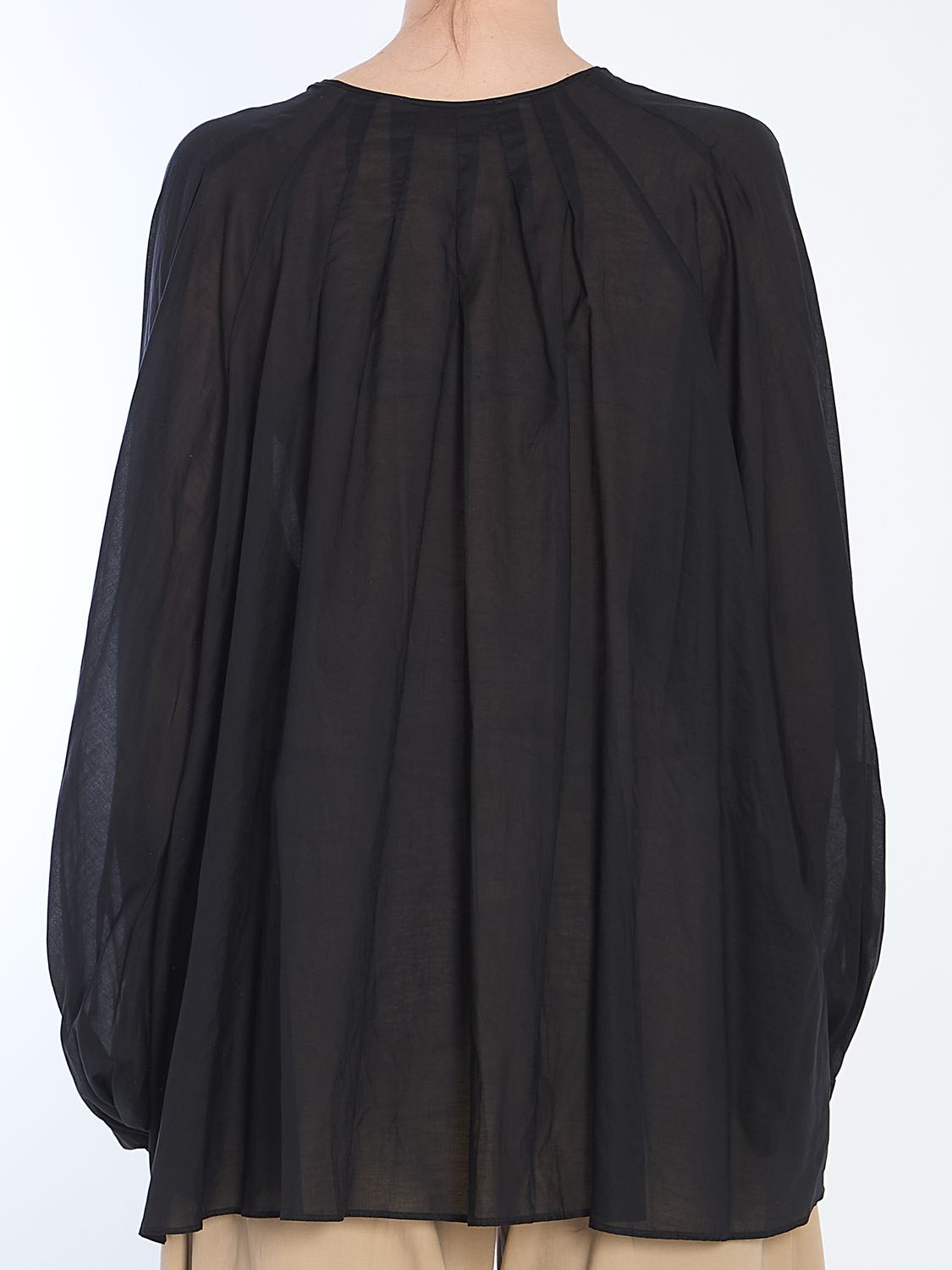 THE LATEST Oversized Round-Neck Blouse - XS