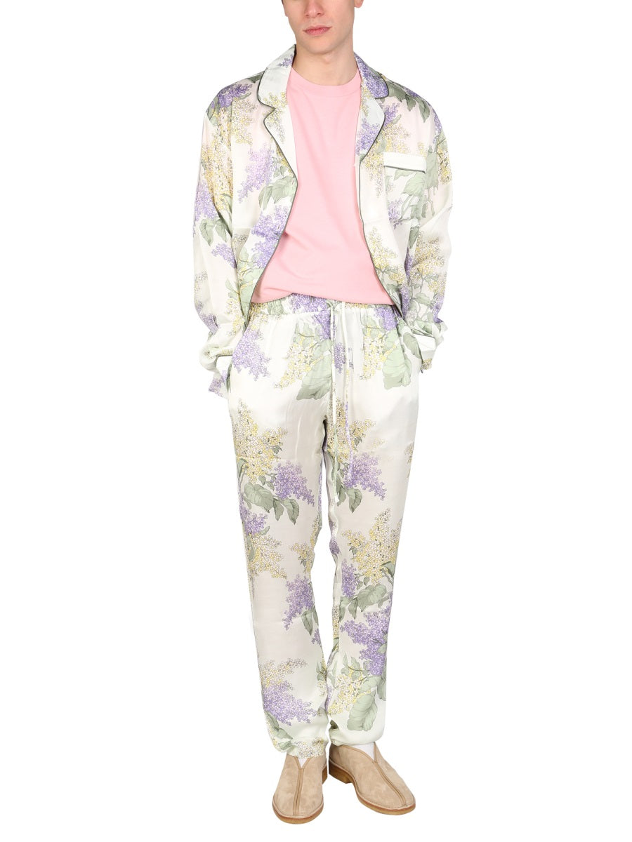 MOUTY Reverse Collar Pajama Shirt