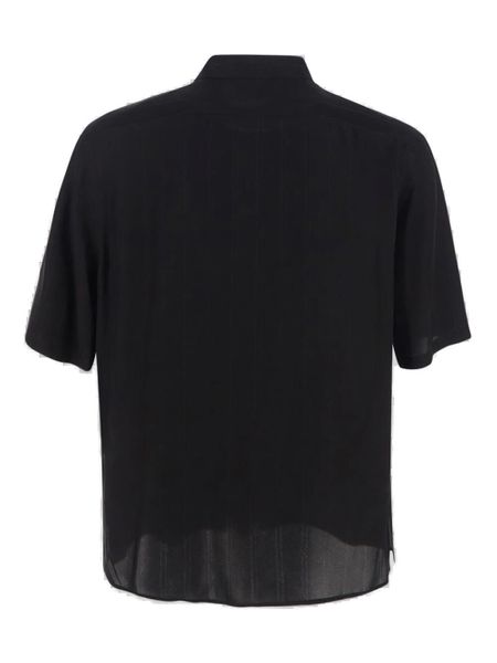 SAINT LAURENT Silk Button-Up Shirt for Men - SS25 Collection