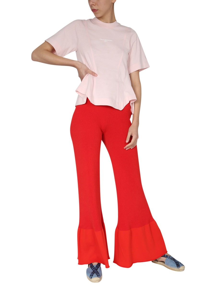 STELLA MCCARTNEY Logo Print Crew Neck T-Shirt